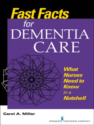 cover image of Fast Facts for Dementia Care